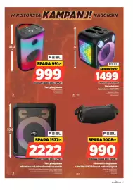 Power reklamblad vecka 35 Sida 9: Feel partyhögtalare €1.499,00, Feel partyhögtalare €2.222,00