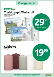 Joker kundeavis uke 35 Side 11: Toalettpapir/Tørkerull €29,90, Kubbelys €19,90