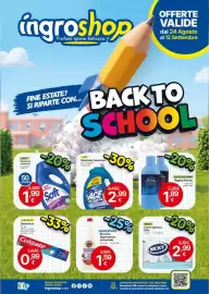 Volantino Ingroshop Pagina 1: Colgate Dentifricio €0,99, Detersivo Lavatrice Soft Lavanda €1,99