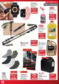 Kaufland leták týden 35 Strana 3: Aroso kanystro na pohonné hmoty €129,90, Denver chytré hodinky €249,90