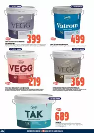 Obs Bygg kundeavis Side 2: Infra vegg 10/silkematt interiørmaling €219,00, Infra classic vegg 01/supermatt €399,00