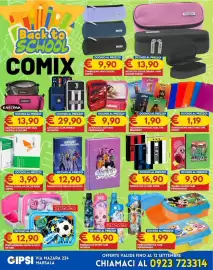 Volantino Gipsi Pagina 4: Diario std 12 mesi inter €16,90, Diario 12 mesi vari personaggi €9,90