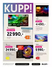 ELON kundeavis Side 11: LG TV 100" 100QNED86A6 €22.990,00, Sharp TV 55" 55HP5265E €4.490,00