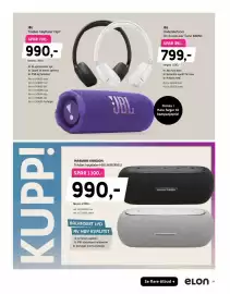 ELON kundeavis Side 13: JBL Trådløs høyttaler Flip7 €990,00, Harman Kardon trådløs høyttaler €990,00
