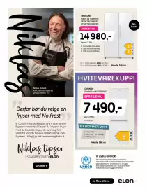 ELON kundeavis Side 3: Samsung kjøle- og fryseskap €14.980,00, Cylinda Kombiskap KF3285NIHE €7.490,00