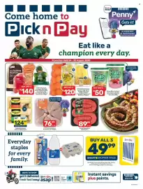 Pick n Pay catalogue week 35 Page 1: Ladismith Cheese Assorted €124,99, PnP Fresh Chicken 4 Drumsticks & 4 Thighs €76,99