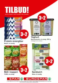 Spar kundeavis Side 14: Yoghurt, Protein-/energibar