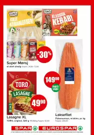 Spar kundeavis Side 6: Lasagne XL €49,90, Super Mønsj €34,90