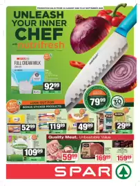 Spar catalogue Page 1: Parmalat Pre-Packed Cheese Assorted €119,99, Bokomo Weet-Bix €49,99