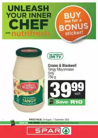 Spar catalogue Page 2: CROSSE & BLACKWELL TANGY MAYONNAISE €39,99