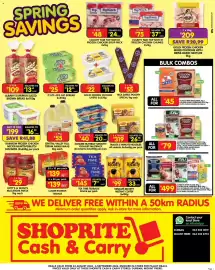 Shoprite catalogue Page 1: NYALA SUPER MAIZE MEAL + GOLDEN PENNY PARBOILED RICE + D'LITE PURE COOKING OIL €45,00