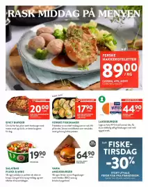 Jacobs kundeavis uke 35 Side 5: M Superbowl Salatbar Plukk & Miks €19,90, Varm Angusburger €64,90