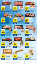 Tesco leták týden 35 Strana 15: Krahlík Vysočina €16,90, Kostelecké Uzeniny Poctivá šunka €29,90