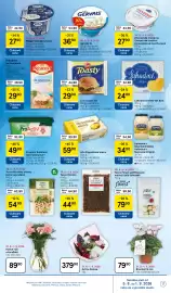 Tesco leták týden 35 Strana 17: Tesco bio kešu ořechy €54,90, Meggle Cottage Cheese €2.790,00