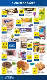 Tesco leták týden 35 Strana 22: Sedita Kakaové řezy €1.290,00, Nestlé Dětské cereálie maxi €109,90