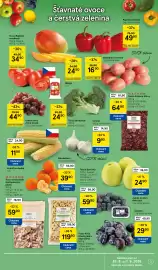 Tesco leták týden 35 Strana 3: Hrozny révy vinné tmavé €44,90, Tesco Brokolice €24,90