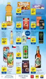 Tesco leták týden 35 Strana 8: Monster zero sugar €32,90, Emco mysli protein €64,90