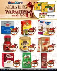 Take 'n Pay catalogue week 35 Page 13: Phendula Tips Tea €45,00, Nestle Hot Chocolate €84,99