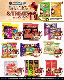 Take 'n Pay catalogue week 35 Page 14: Simba Nik Naks Cheese €25,00, Rascals Sweets Assorted €30,00