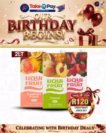 Take 'n Pay catalogue week 35 Page 3: LIQUI FRUIT JUICE 2LT €120,00