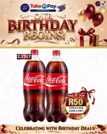 Take 'n Pay catalogue week 35 Page 5: Coca Cola COKE 2.25LT €50,00