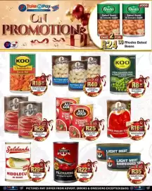 Take 'n Pay catalogue week 35 Page 9: Rhodes Baked Beans €24,00, Saldanha Middlecut in Brine €29,99