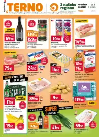 Terno leták týden 35 Strana 1: VEPŘOVÁ PLEC €79,90, Excelent 11 €11,90