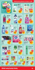 Penny Market leták týden 35 Strana 24: Wippy vlhčený papír €14,90, Sidolux prostředek na mytí povrchů €34,90