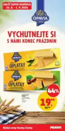Penny Market leták týden 35 Strana 35: Opavia zlaté oplatky s lískaříškovou, citronovou náplní €19,90