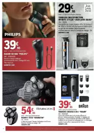 Catalogue E.Leclerc | maison page 2: BRAUN TONDEUSE CHEVEUX 8 EN 1 €39,95, PHILIPS RASOIR SE1000 €39,95
