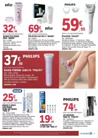 Catalogue E.Leclerc | maison page 5: PHILIPS ÉPILATEUR €59,95, BRAUN RASOIR ÉLECTRIQUE ROSE €32,95