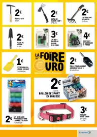 Catalogue E.Leclerc | Hypermarché page 15: Outil de jardin 2 en 1 €2,00, Ballon de sport en mousse €2,00
