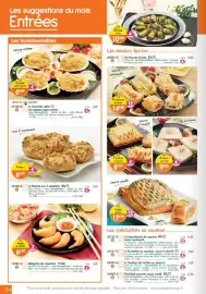 Catalogue Maximo page 24: 4 Coquilles colin et saumon sauce crème €6,99, Feuilletés au saumon €8,95