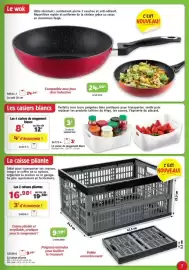 Catalogue Maximo page 3: La caisse pliante €16,98, Le casier de rangement blanc €3,00