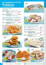 Catalogue Maximo page 38: Colin d'Alaska €13,99, Croquettes de poisson €9,49
