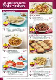 Catalogue Maximo page 46: Entre Nous Poisson sauce moutarde €6,89, Truffade de l'Aubrac €12,98