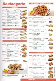Catalogue Maximo page 53: Delifrance 10 Mini-pains au chocolat €4,69, 6 Gaufres liégeoises €5,89