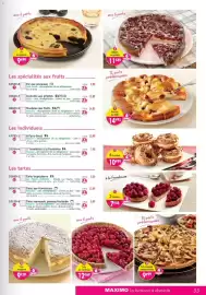 Catalogue Maximo page 55: Moelleux aux fruits €14,95, Tarte aux framboises €12,69