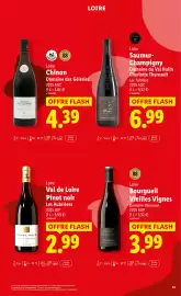 Catalogue Lidl | Foire aux Vins page 13: Aoc - domaine des géleries €4,39, Flash - bourgueil vieilles vignes €3,99
