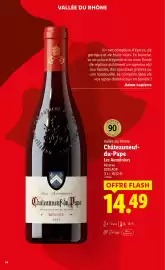 Catalogue Lidl | Du 03/09 au 10/09 Foire aux Vins page 14: Adam - chateauneuf du pape €14,49