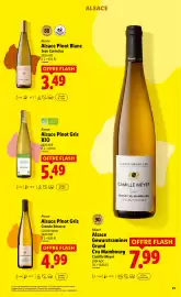 Catalogue Lidl | Foire aux Vins page 21: Aoc - alsace pinot blanc €3,49, Gewurztraminer - quadrise grand cru €7,99