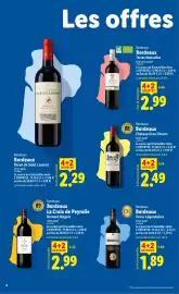 Catalogue Lidl | Foire aux Vins page 4: Bordeaux €2,29, Terres légendaires €1,89