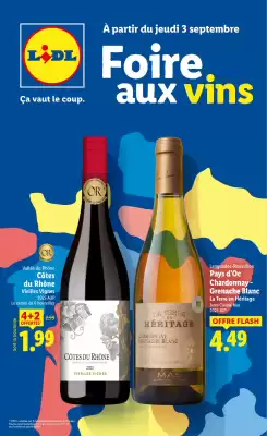 Lidl | Du 03/09 au 10/09 Foire aux Vins (valable jusqu'au 10-09)