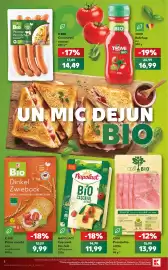 Catalog Kaufland săptămâna 35 Pagină 4: COSI Prosciutto cotto bio 80 g €13,99, K-BIO Pâine uscată €9,99