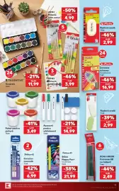 Catalog Kaufland săptămâna 35 Pagină 17: ARICI Pensule lemn natur €4,99, Pahar pentru pictură €3,49