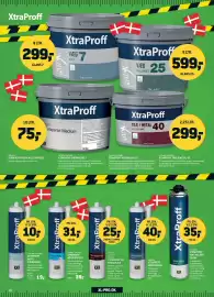 XL-BYG tilbudsavis Side 11: XtraProff nbs helårsskum €35,00, XtraProff medium letspartel €75,00