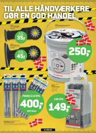 XL-BYG tilbudsavis Side 8: Bosch stiksavklinger €149,00, Bosch Hammerbor Plus-7x €400,00