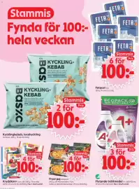 ICA Supermarket reklamblad vecka 35 Sida 2: Scan kryddkorv €100,00, A+ flytande tvättmedel €100,00