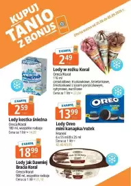 E.Leclerc gazetka Strona 11: Lody Oreo mini kanapka/rożek Froneri €13,99, Lody kostka śnieżna Oreco/Koral €2,59