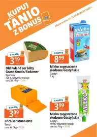 E.Leclerc gazetka Strona 2: Frico ser Mimolette Temar €3,09, Old Poland ser żółty Grand Gouda/Radamer Spomlek €3,19